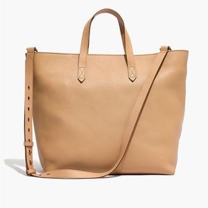 Madewell zip top transport tote carryall